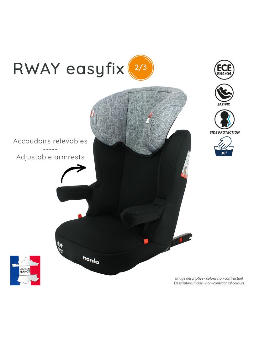 Siège Auto Rehausseur Rway Easyfix Groupe 2/3 (15-36kg) - Disney Princess -  Rose - Kiabi - 94.99€