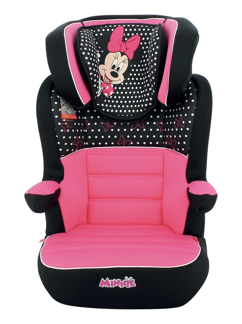 Siège Auto Rehausseur Rway Groupe 2/3 (15-36kg)  - Disney Minnie Rouge - Kiabi