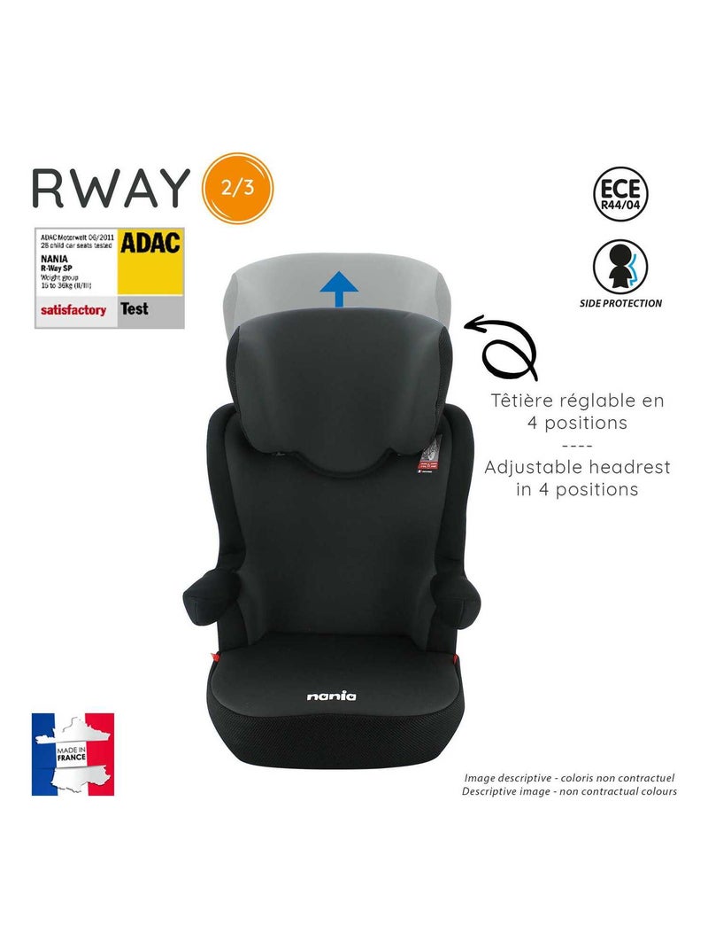 Siège Auto Rehausseur Rway Groupe 2/3 (15-36kg)  - Disney Minnie Rouge - Kiabi