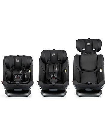 Siège auto Riva Ifix avec Top Tether Reclinable 76-150 cm Babyauto BLACK LINE