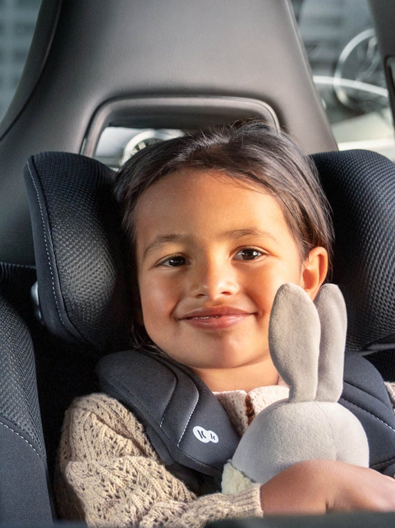 Siège auto rotatif i-size avec sécurité renforcée et inclinaison facile tissu Beige - Kiabi