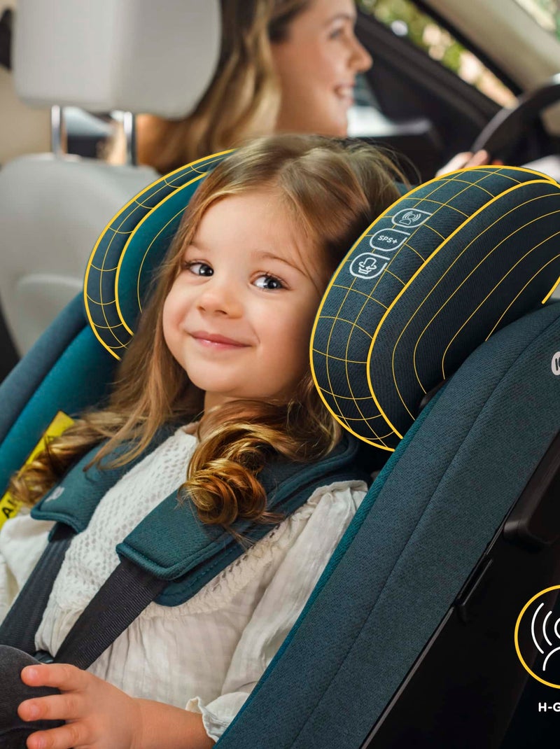 Siege auto rotatif i-size securite renforcee Gris - Kiabi