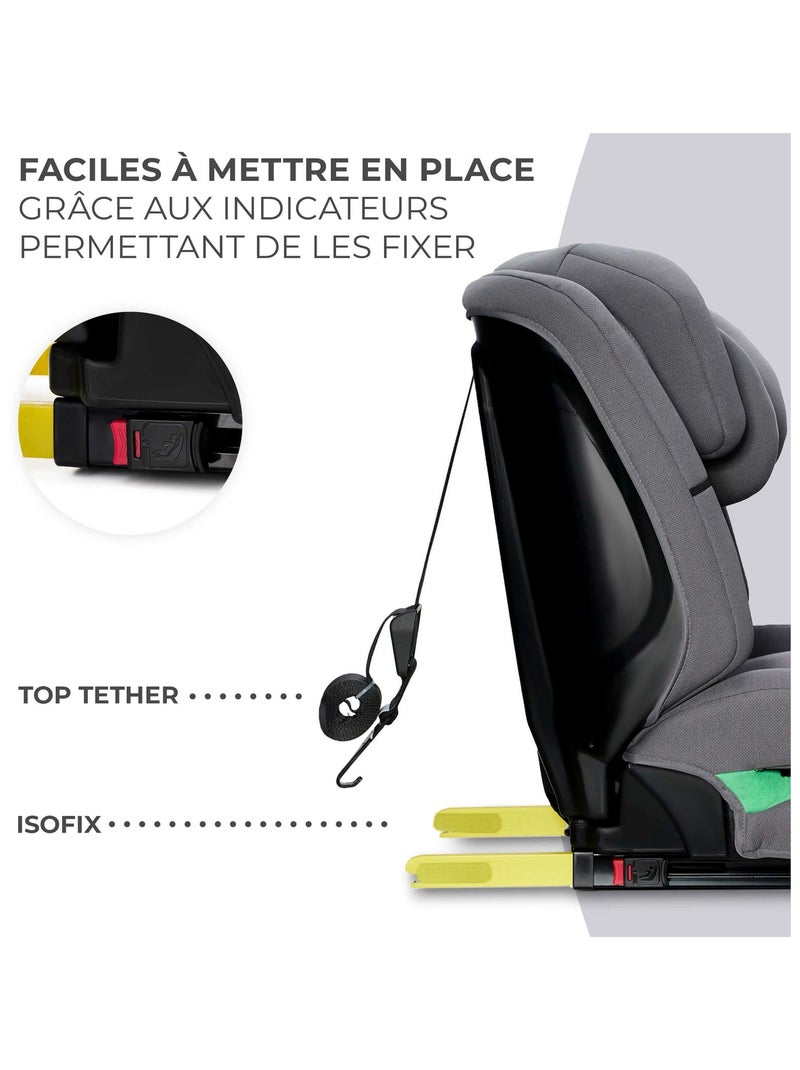 Siège auto safety fix 2 i size modèle pratique et confortable Gris - Kiabi
