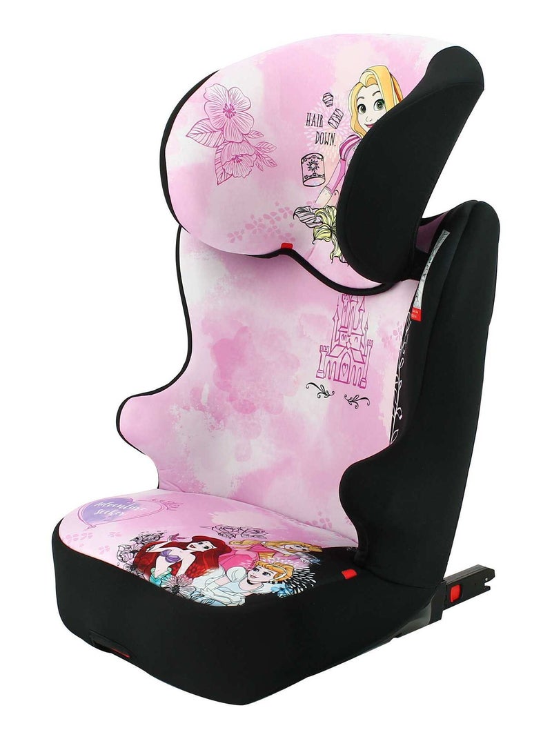 Siège Auto Starter Easyfix Groupe 2/3 (15-36kg) - Disney Princess Noir Rose - Kiabi