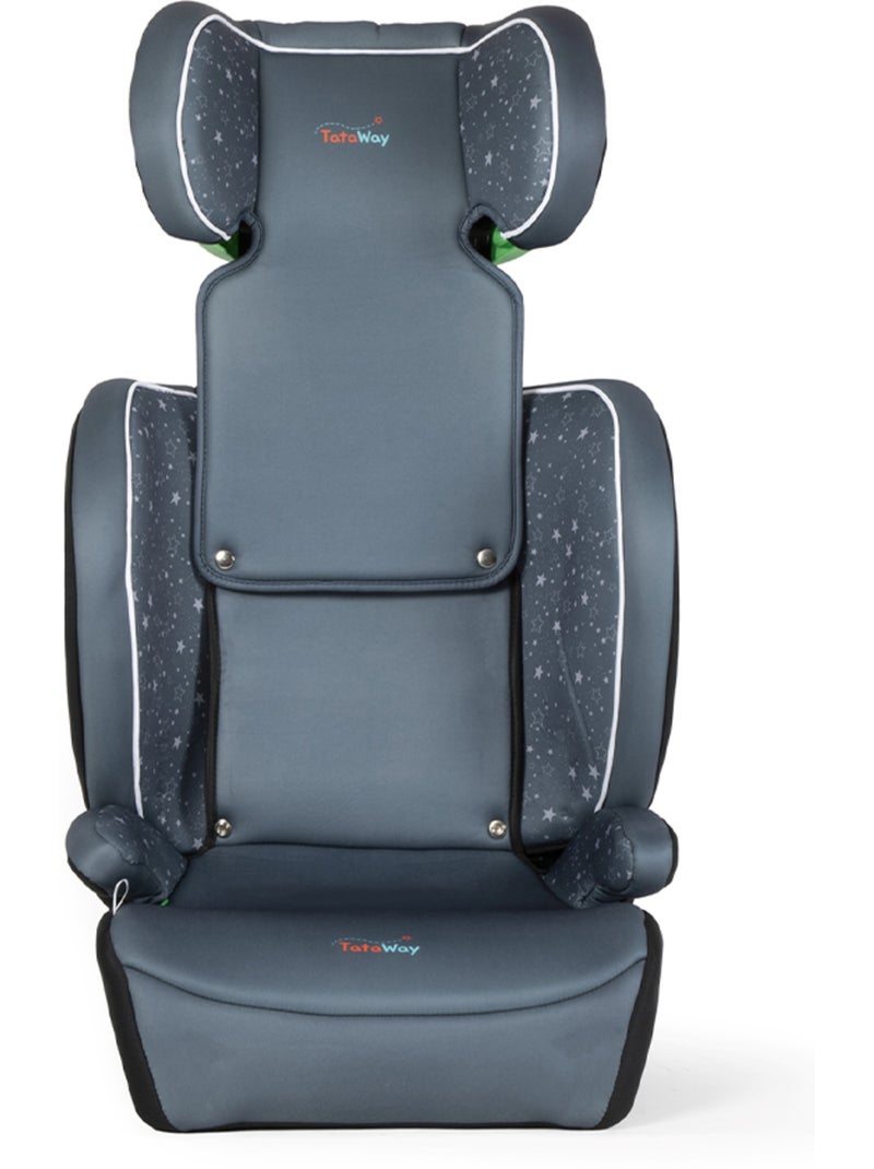 Siège auto Tataway avec fixation ISOFIX pour enfants de 100 à 150 cm Gris foncé - Kiabi