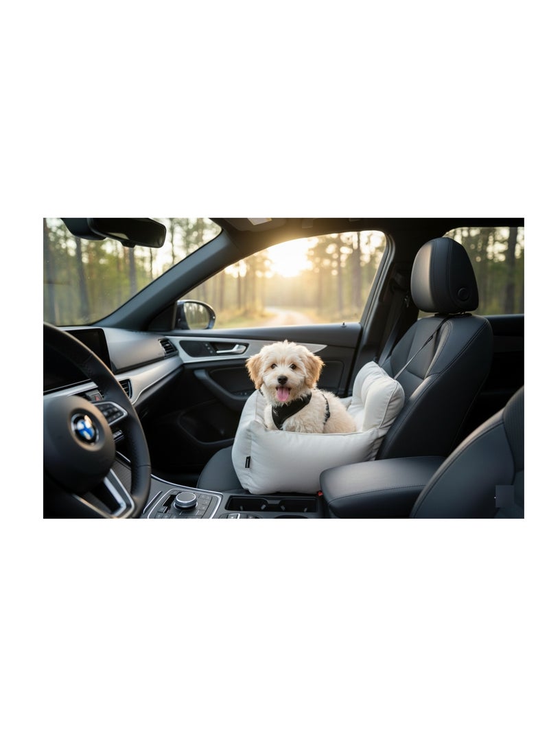 Siege auto voiture pour chien blanc Blanc - Kiabi