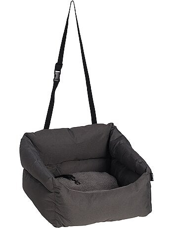 Siege auto voiture pour chien gris