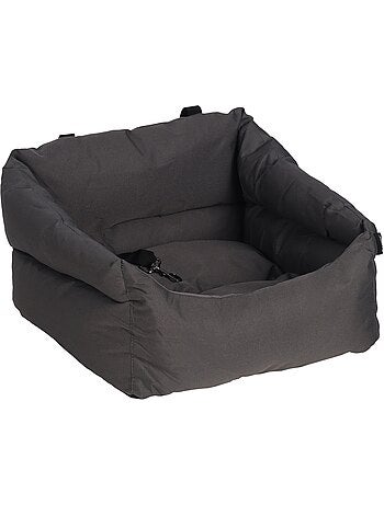 Siege auto voiture pour chien gris