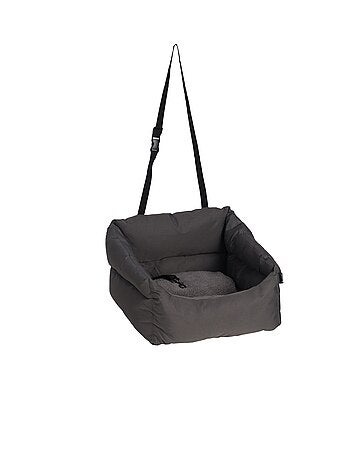 Siege auto voiture pour chien gris