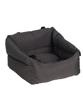Siege auto voiture pour chien gris