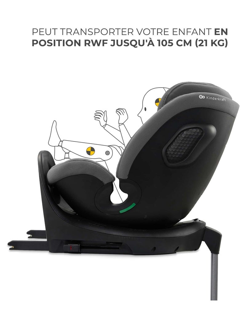 Siège auto xrider 2 i size modèle pratique et confortable Gris - Kiabi