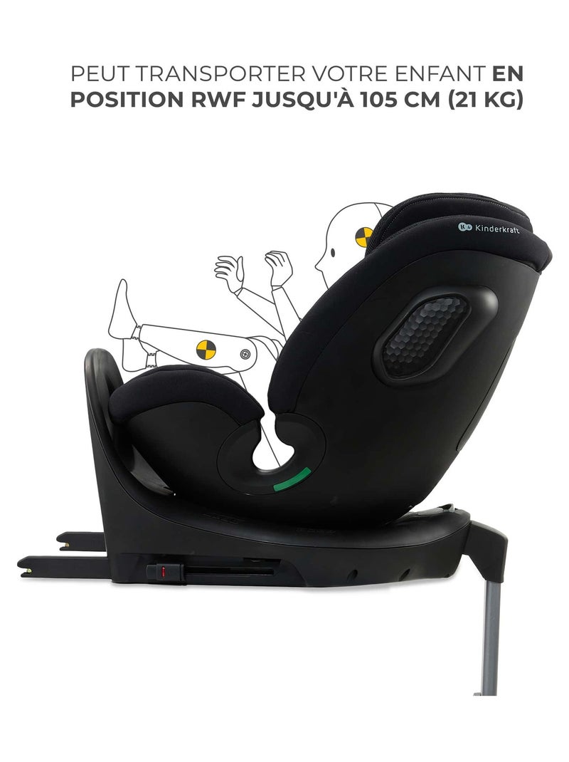 Siège auto xrider 2 i size modèle pratique et confortable Noir - Kiabi