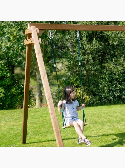 Siège balançoire bébé en bois pour portique - Kiabi