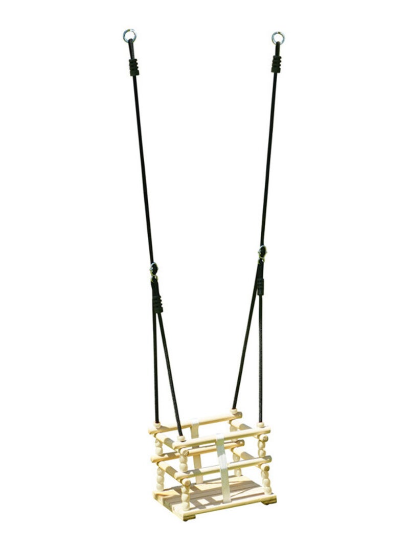 Siège balançoire en bois pour bébé - Objectif Nature N/A - Kiabi