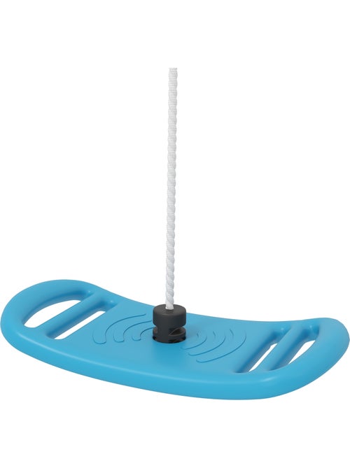 Siège balançoire enfant - corde réglable, mousquetons - max. 70kg - pe bleu - Kiabi