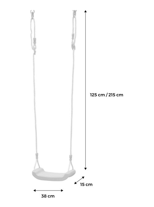 Siège balançoire plastique pour portique Balaguère - Kiabi