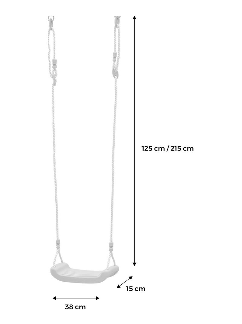 Siège balançoire plastique pour portique Balaguère Vert - Kiabi