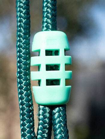 Siège balançoire plastique vert forêt pour portique bois enfant