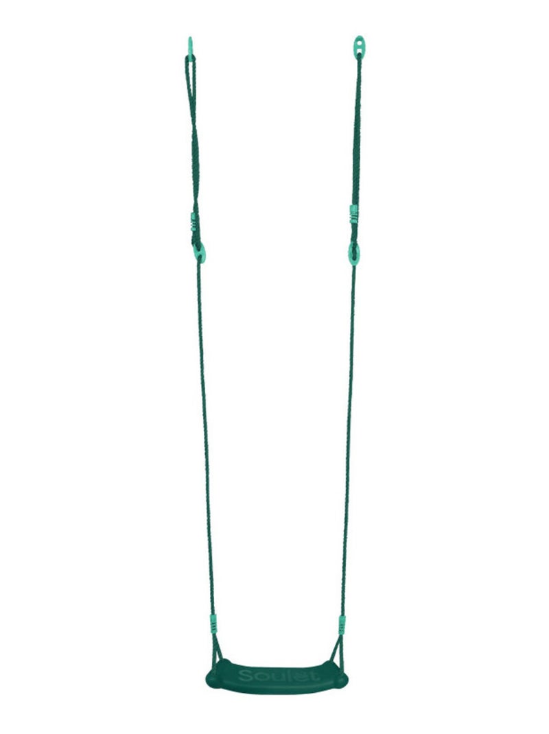 Siège balançoire vert réglable avec assise en plastique N/A - Kiabi