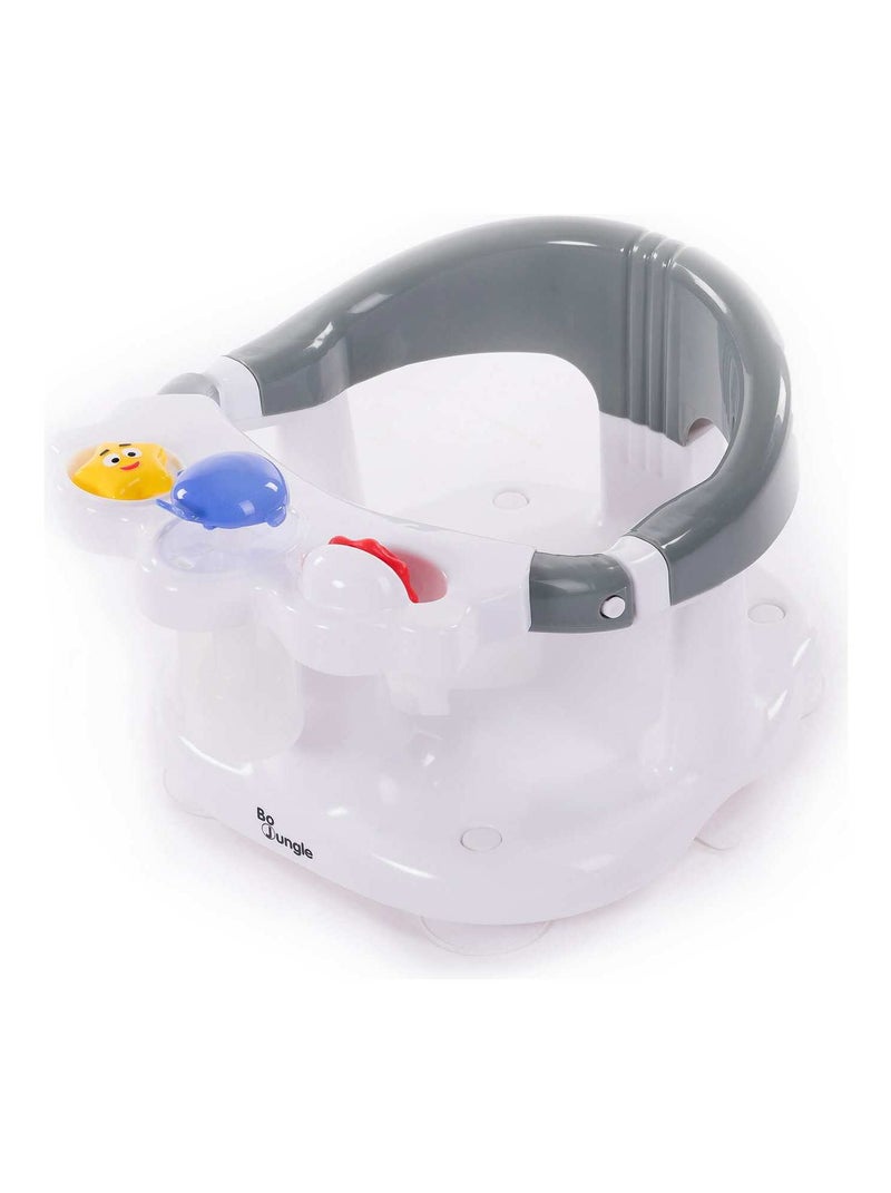 Siège de bain gris et blanc Blanc - Kiabi