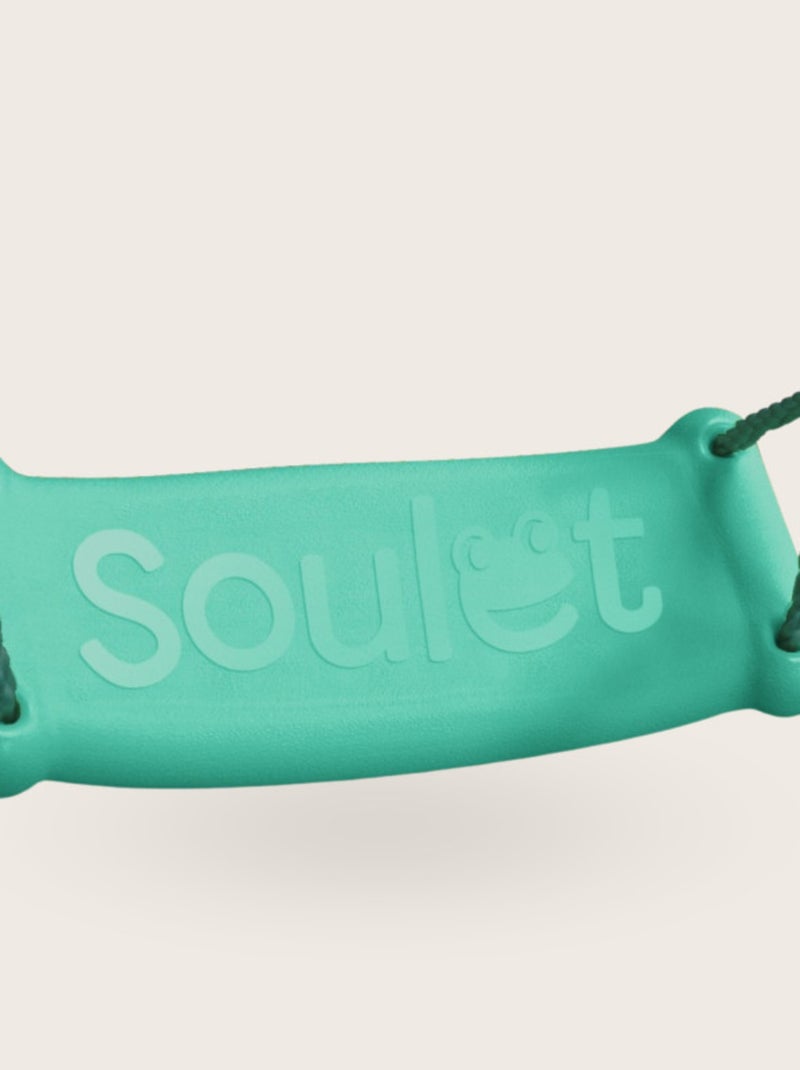 Siège de balançoire 1 place en plastique pour portique Vert - Kiabi