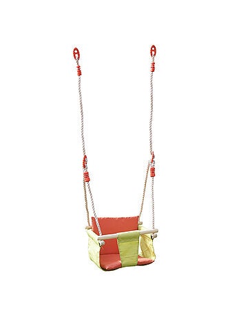 Siège de balançoire bébé en tissu souple pour portique