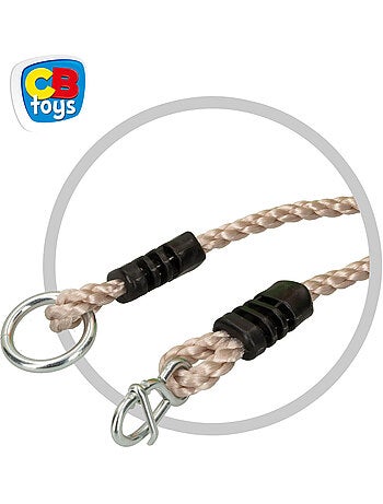Siège de balançoire pour enfants avec ceinture et hauteur réglable cb toys