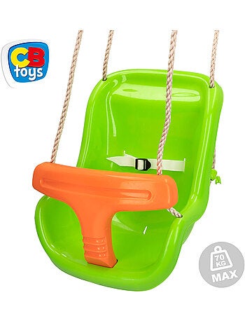 Siège de balançoire pour enfants avec ceinture et hauteur réglable cb toys