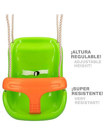 Siège de balançoire pour enfants avec ceinture et hauteur réglable cb toys