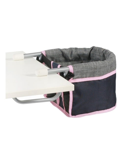 Siège de table de poupée, Mélange anthracite - bleu foncé - rose - Kiabi