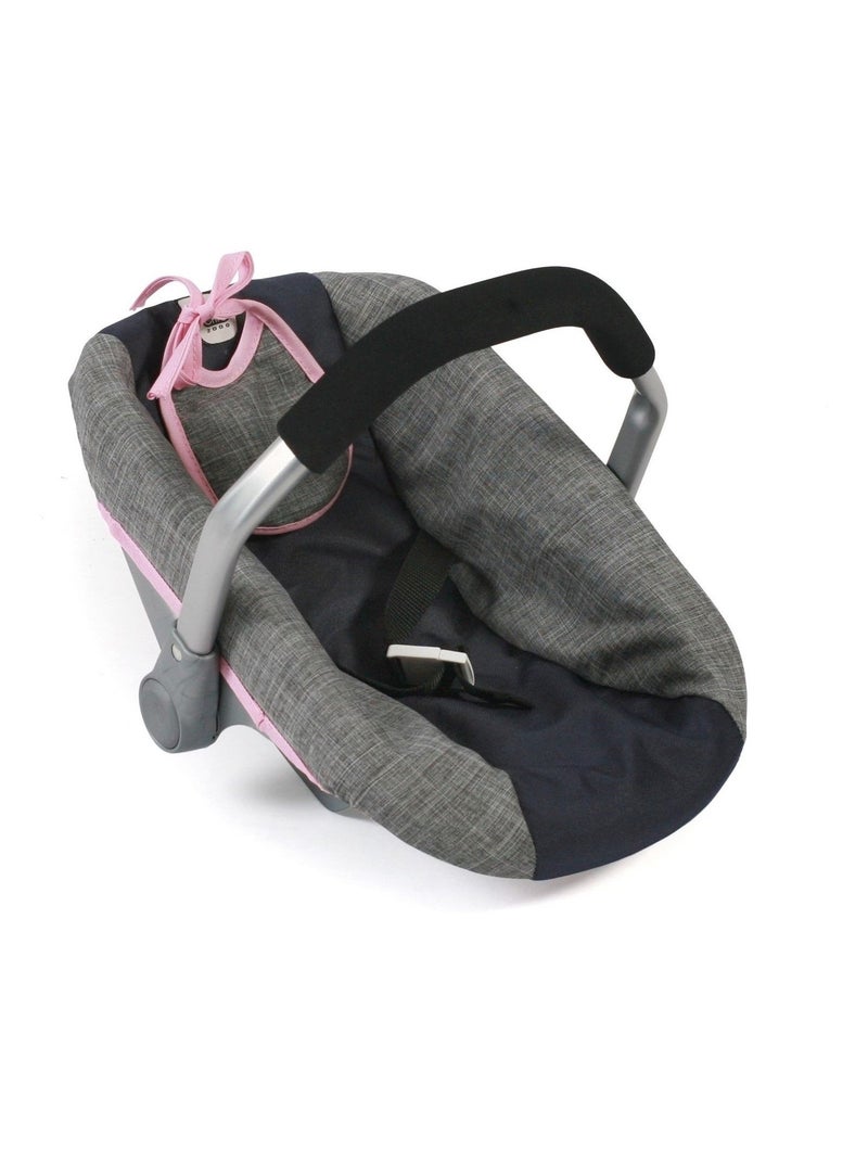 Siège de voiture pour poupées, anthracite - bleu foncé - rose Gris - Kiabi