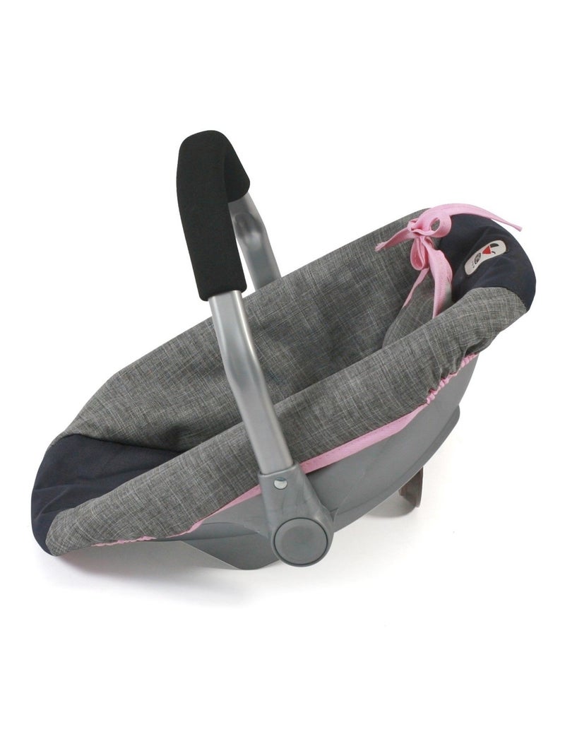Siège de voiture pour poupées, anthracite - bleu foncé - rose Gris - Kiabi