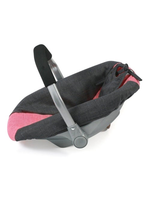 Siège de voiture pour poupées, Mélange anthracite - rose - Kiabi