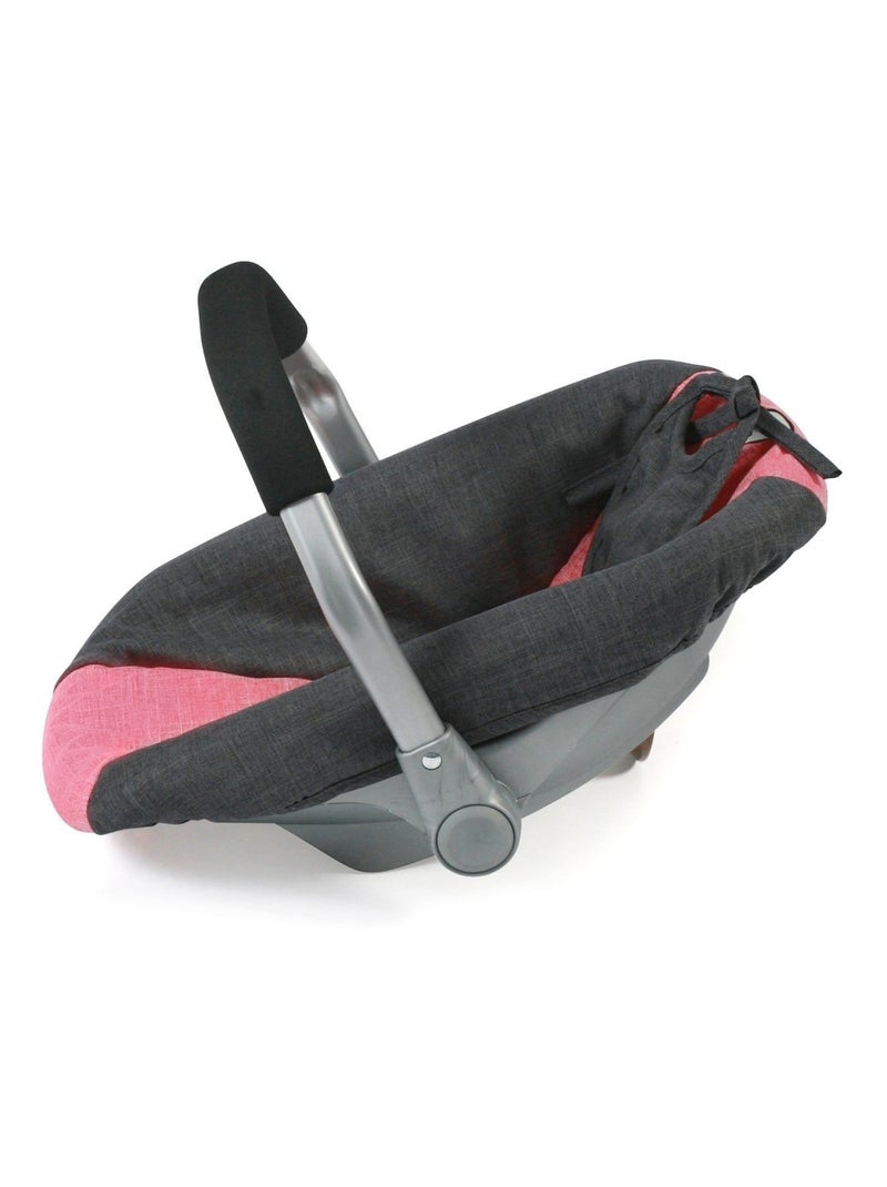 Siège de voiture pour poupées, Mélange anthracite - rose Multicolore - Kiabi