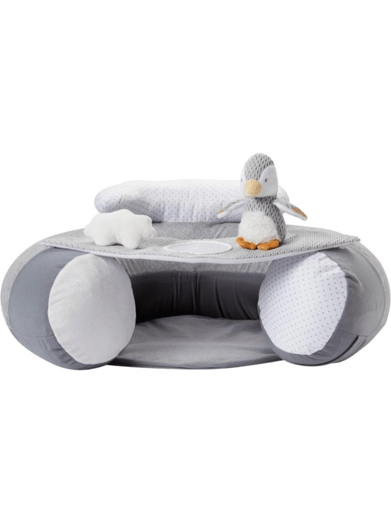 Siège gonflable sit & play - plateau de jeux amovible - nuby Gris - Kiabi