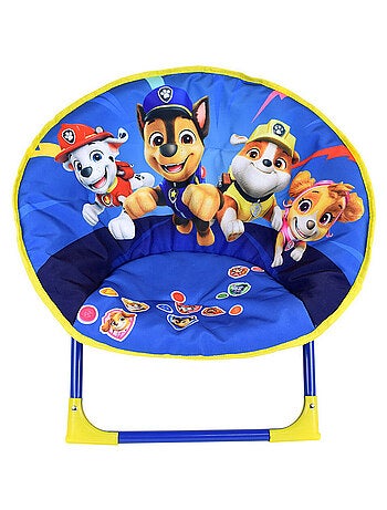 Siège Lune Pliable 47x54x42 - Pat'Patrouille Chase, Stella, Marcus et Ruben