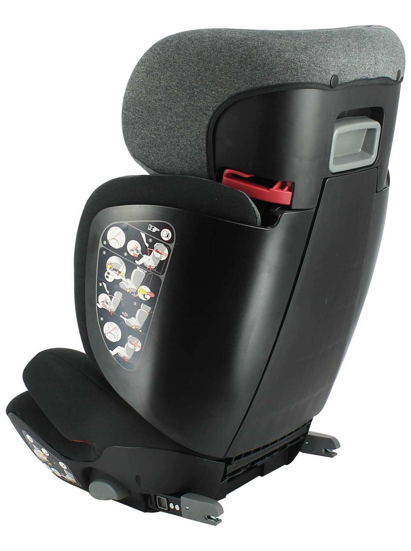 Siège Rehausseur Enfant Easyfix Mirage Groupe 2/3 (15-36kg) Noir - Kiabi