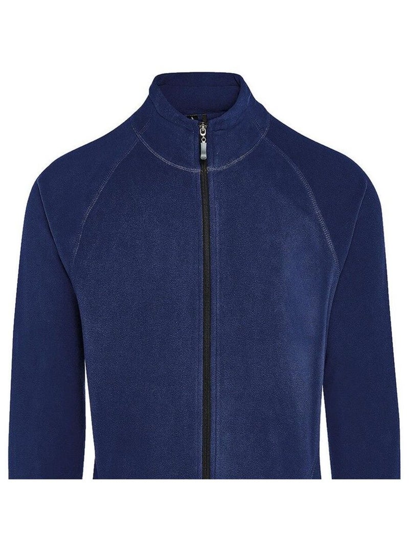 Signature - Veste motif/style Zippé Bleu marine - Kiabi
