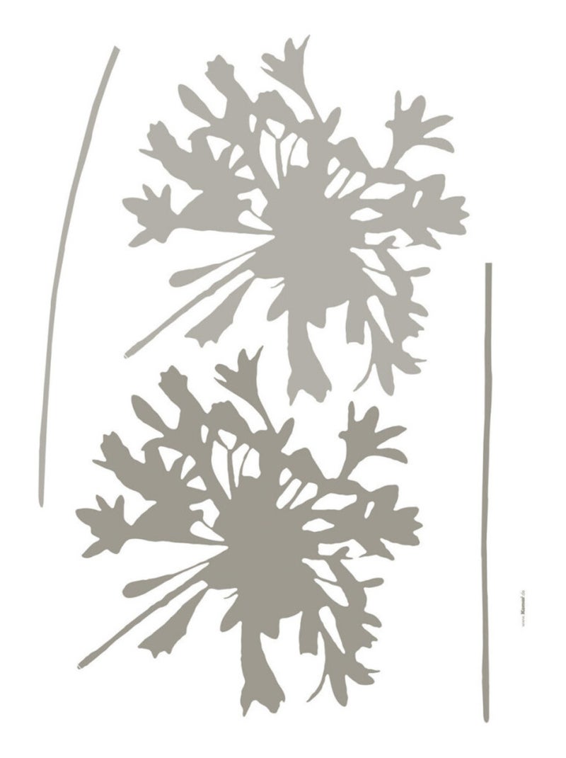 Silhouette, Sticker murale - 50x70 cm Multicolore - Kiabi