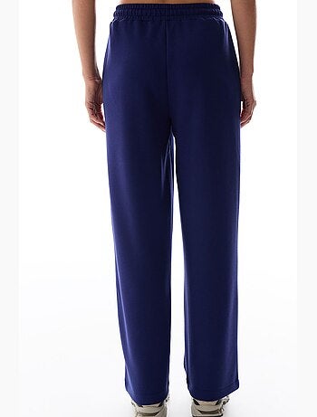 Silky touch pantalon de jogging à taille ajustable et poches penti