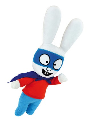 SIMON PELUCHE AVEC CAPE HAUTEUR: ± 35 CM