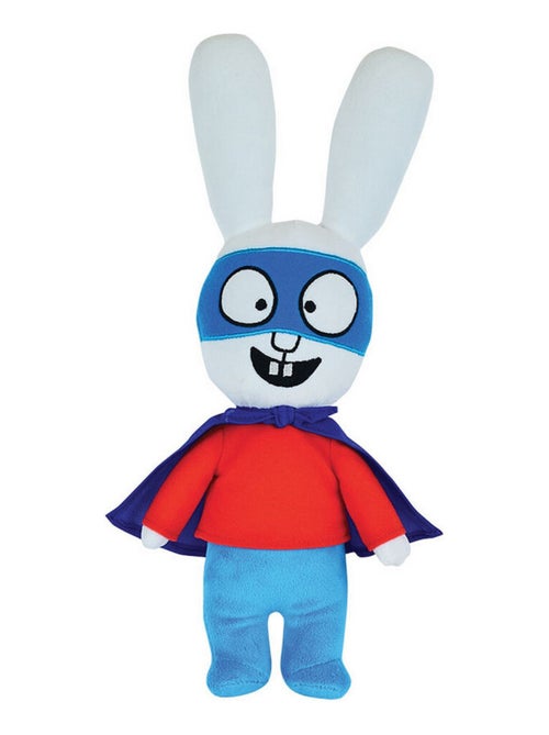 SIMON PELUCHE AVEC CAPE HAUTEUR: ± 35 CM - Kiabi