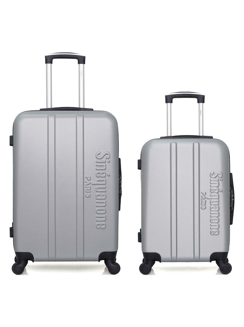 SINEQUANONE - Lot de 2 - Valise weekend et valise cabine OLYMPE Gris - Kiabi