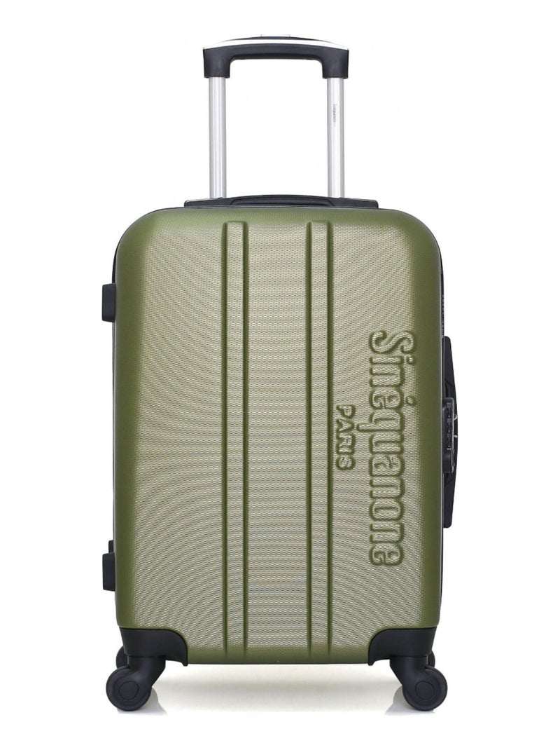 SINEQUANONE - Valise Cabine OLYMPE 55 cm 4 Roues Vert kaki - Kiabi