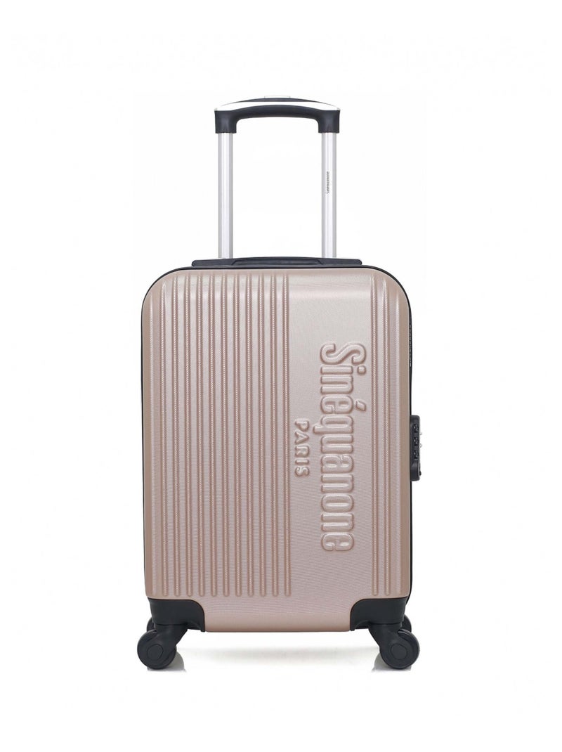 SINEQUANONE - Valise Cabine XS ATHENA-E 50 cm 4 Roues Rose clair - Kiabi