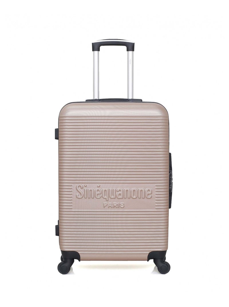 SINEQUANONE - Valise Weekend DEMETER 65 cm 4 Roues Rose clair - Kiabi