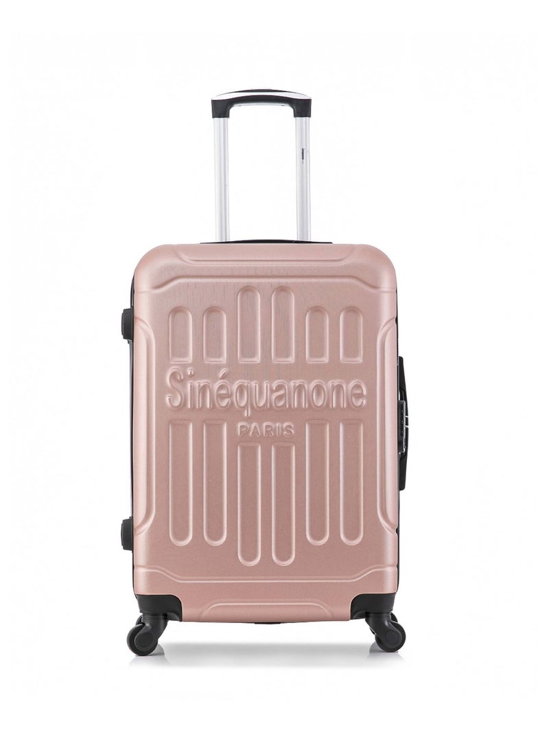 SINEQUANONE - Valise Weekend HEMERA 65 cm 4 Roues Rose clair - Kiabi