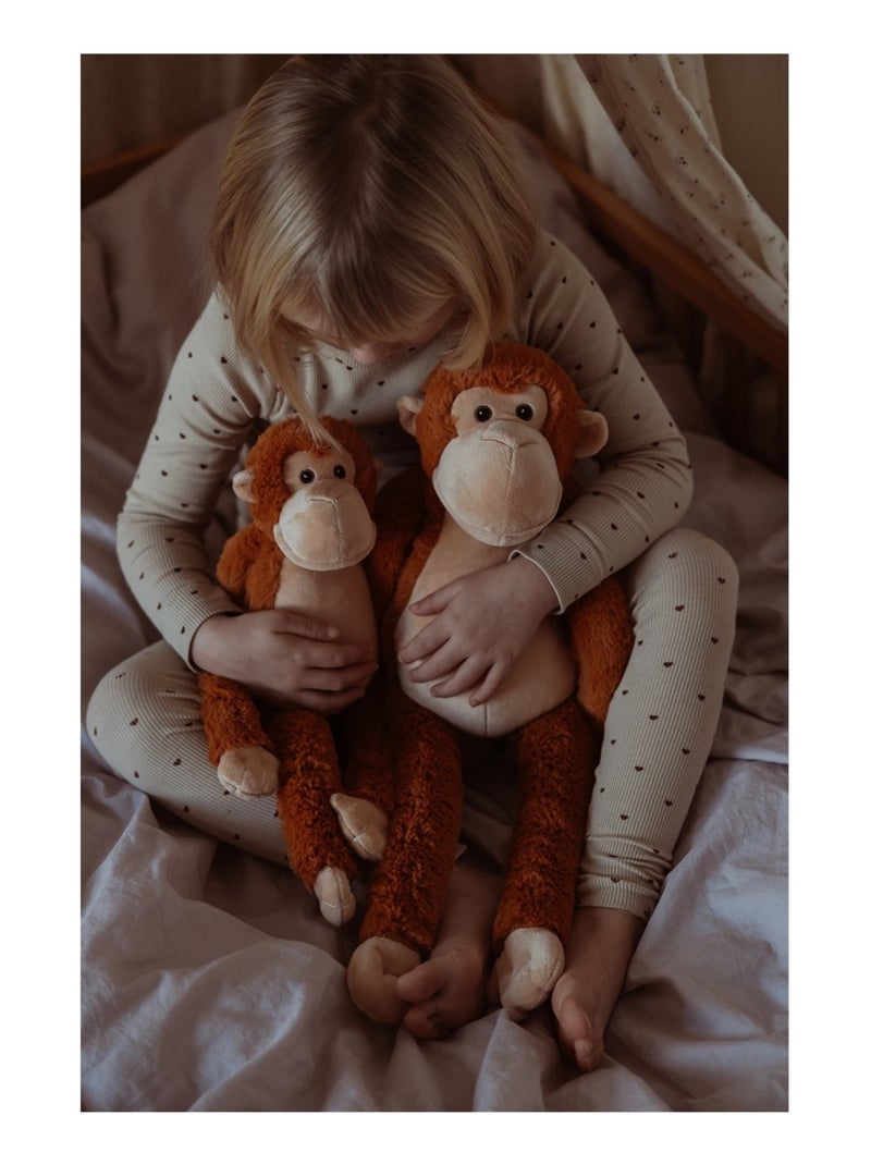Singe en peluche lesté 1,1 kg Marron - Kiabi