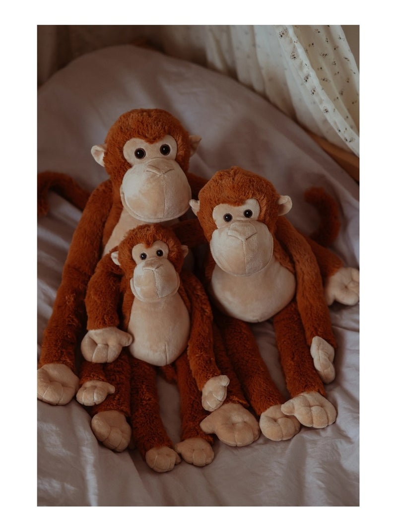 Singe en peluche lesté 1,1 kg Marron - Kiabi