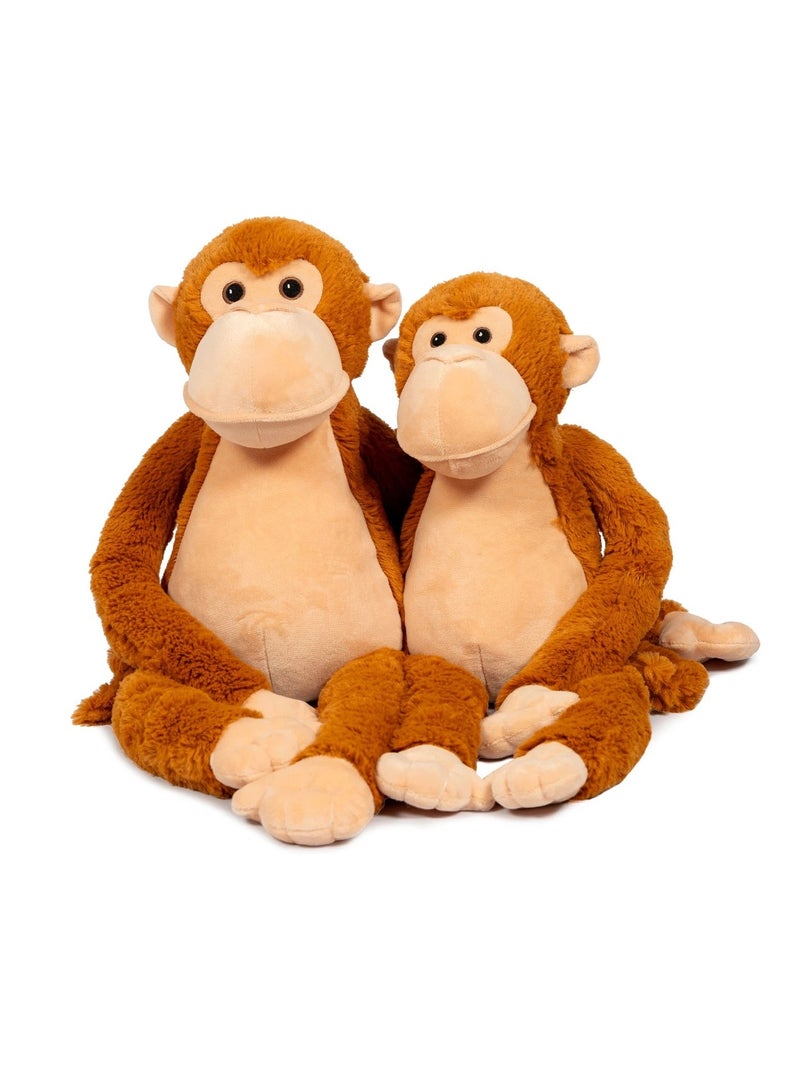 Singe en peluche lesté 1,1 kg Marron - Kiabi